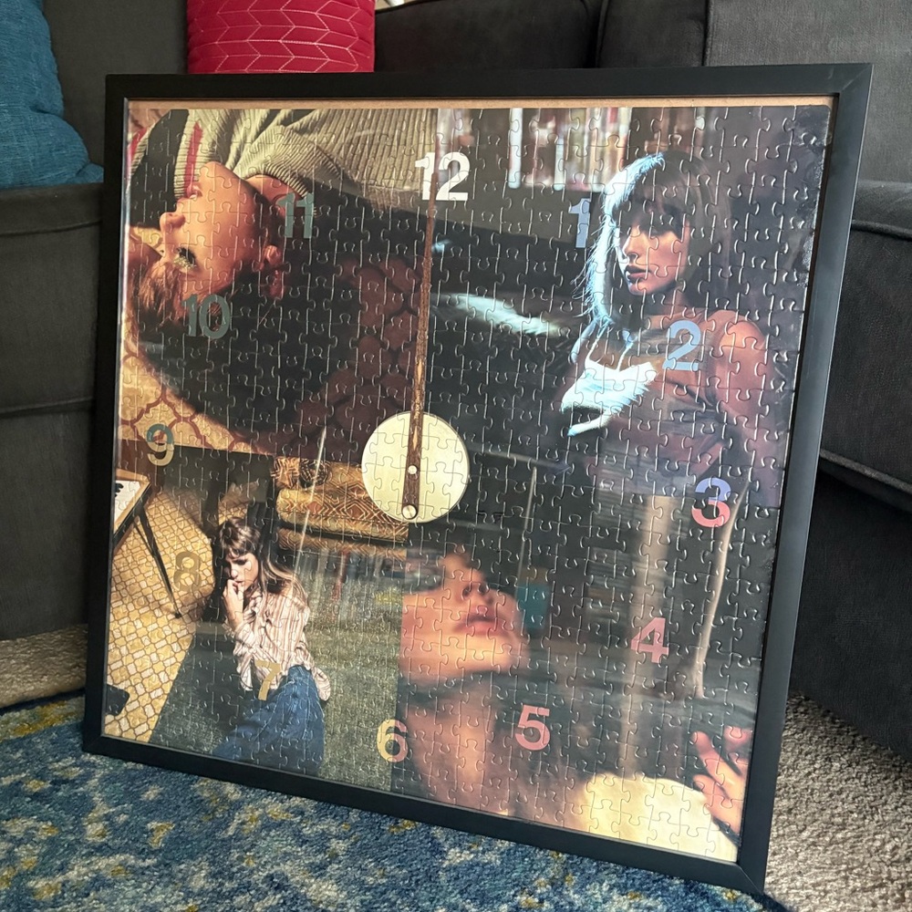 Taylor Swift Midnights Puzzle Completed And Framed
